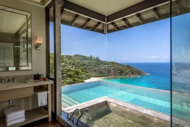 Villa, 1 En Büyük (King) Boy Yatak, Okyanus Manzaralı (Hilltop)