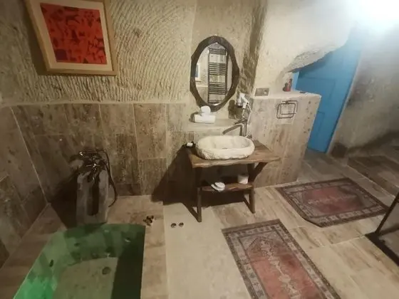 Şömineli Deluxe Oda, Avlu Manzaralı, Jakuzili ve Türk Hamamlı