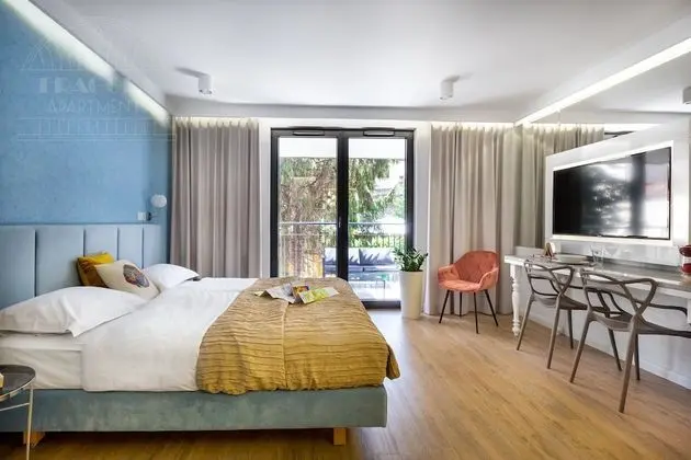 Deluxe Apart Daire, 2 Tek Kişilik Yatak, Özel Banyo, Avlu Manzaralı