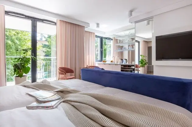 Deluxe Apart Daire, 2 Tek Kişilik Yatak, Özel Banyo, Avlu Manzaralı