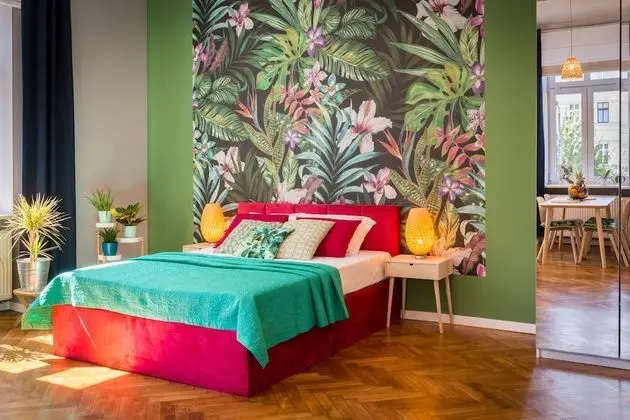 Design Apart Daire, 2 Yatak Odası, Sigara İçilmez, Balkon (Jungle, Sarego 28 Street)