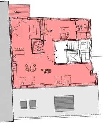 Deluxe Apart Daire, 1 En Büyük (King) Boy Yatak, Balkon, Şehir Manzaralı