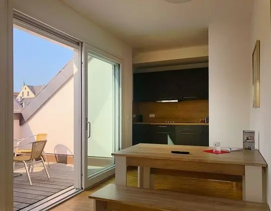 Deluxe Apart Daire, 1 En Büyük (King) Boy Yatak, Teras, Şehir Manzaralı