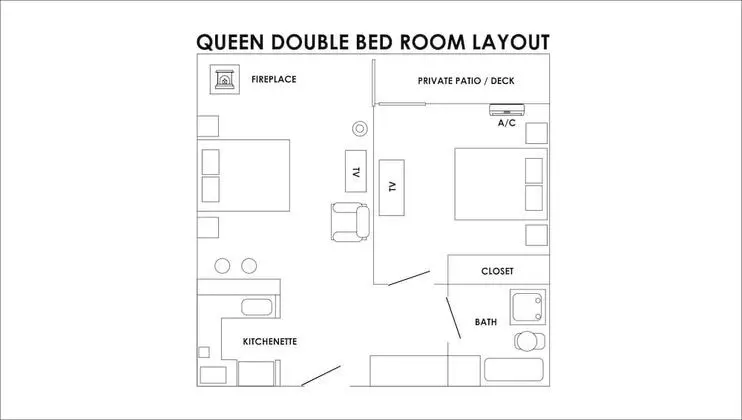 Süit, 2 Büyük (Queen) Boy Yatak