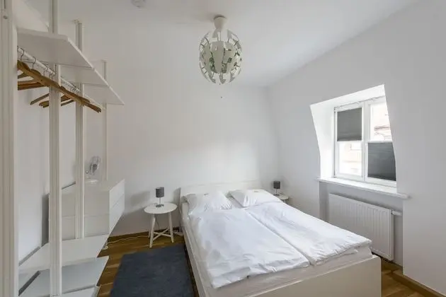 City Apart Daire, 1 Büyük (Queen) Boy Yatak ve Çekyat, Mutfak (Elisabeth)