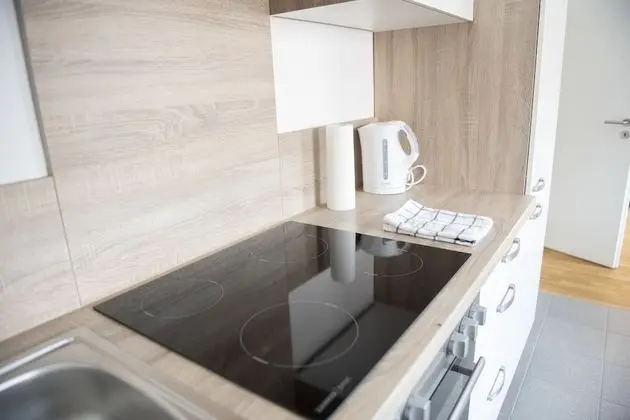 City Apart Daire, 1 Büyük (Queen) Boy Yatak ve Çekyat, Mutfak (Elisabeth)