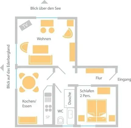 Apart Daire, 1 Yatak Odası