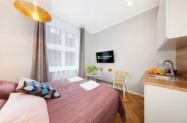 Basic Apart Daire, Küçük Mutfak, Şehir Manzaralı (Nr 9, Kramarska)