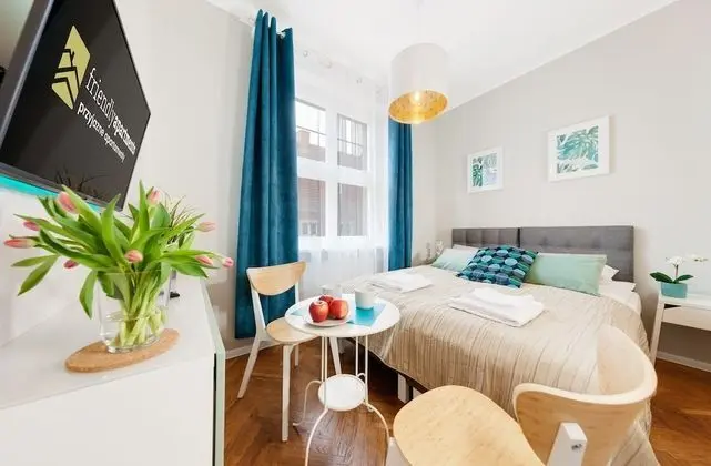 City Apart Daire, 2 Tek Kişilik Yatak, Küçük Mutfak, Şehir Manzaralı (Nr 8, Kramarska)