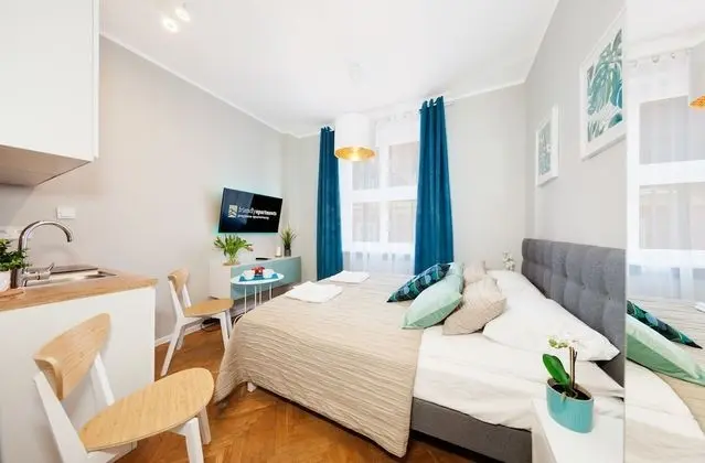 City Apart Daire, 2 Tek Kişilik Yatak, Küçük Mutfak, Şehir Manzaralı (Nr 8, Kramarska)