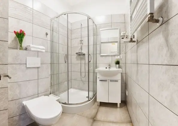 City Apart Daire, 2 Tek Kişilik Yatak, Küçük Mutfak, Şehir Manzaralı (Nr 8, Kramarska)