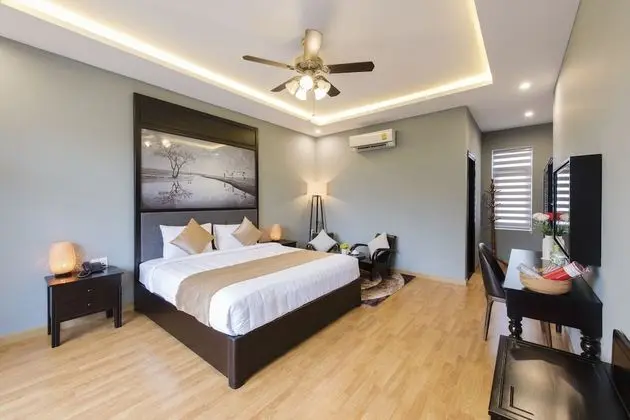 Deluxe Tek Büyük veya İki Ayrı Yataklı Oda, Bahçe Manzaralı