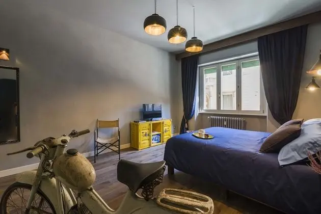 Deluxe Tek Büyük Yataklı Oda (Industriale)