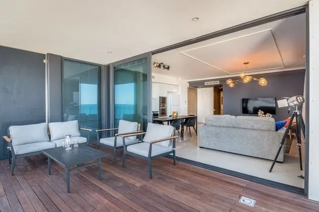 Deluxe Apart Daire, Birden Çok Yatak, Sigara İçilmez, Deniz Manzaralı