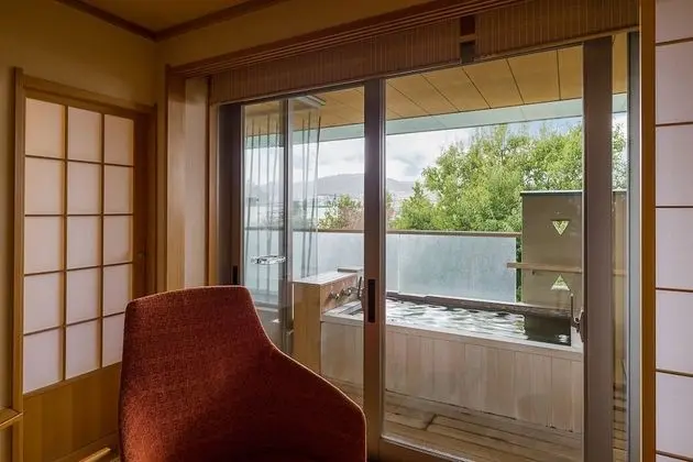 Deluxe İki Ayrı Yataklı Oda, Sigara İçilmez (Yuraku Open Air Bath, Mt. Fuji View)