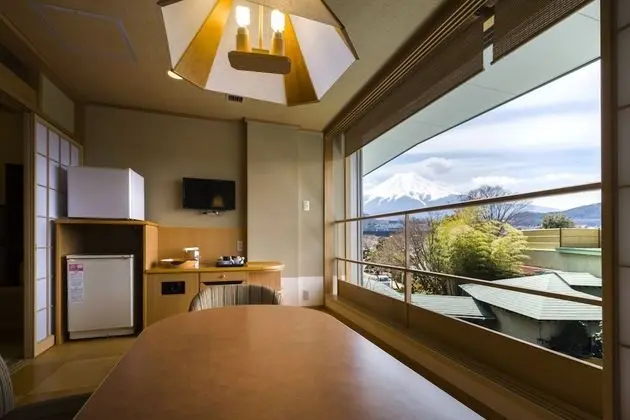 Traditional Oda, Sigara İçilmez (Yuraku, Open Air Bath, Mt Fuji View)