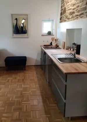 Apart Daire, Özel Banyo, Bahçe Manzaralı (Alte Tischlerei)