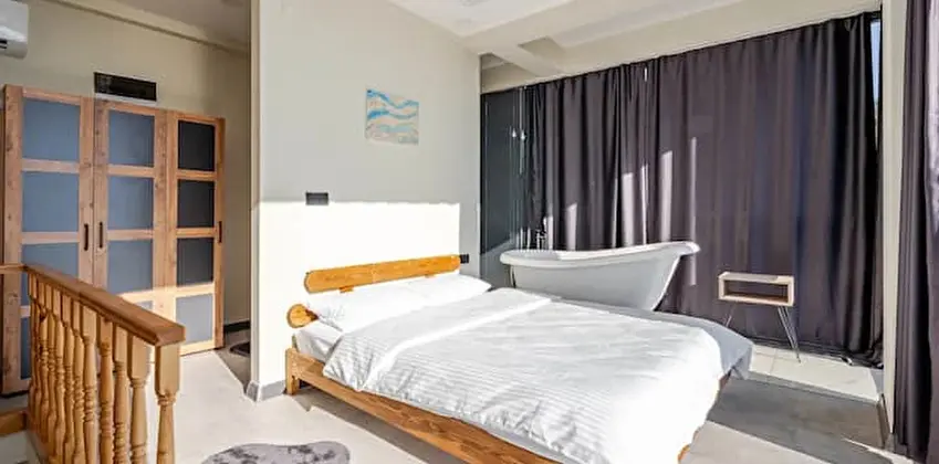 Deluxe Villa Isıtmalı Havuz, Ateş Çukuru ve Geniş Bahçe