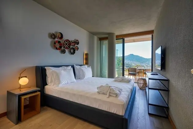 1+1 Residence Sea View With Terrace, Deniz Manzaralı, Balkonlu
