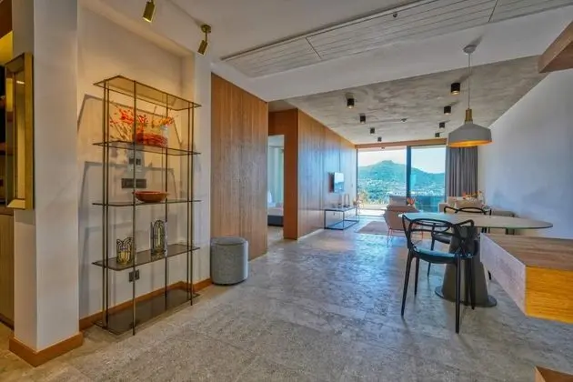 1+1 Residence Sea View With Terrace, Deniz Manzaralı, Balkonlu