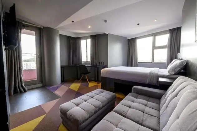 Design Oda, 1 Büyük (Queen) Boy Yatak ve Çekyat, Veranda (Sunrise)