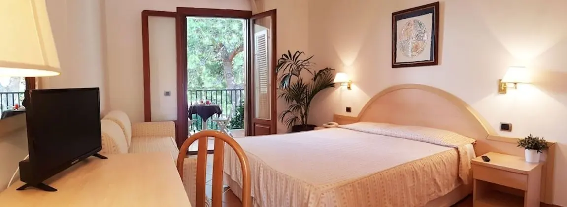 Tek Büyük veya İki Ayrı Yataklı Oda, Balkon, Bahçe Manzaralı