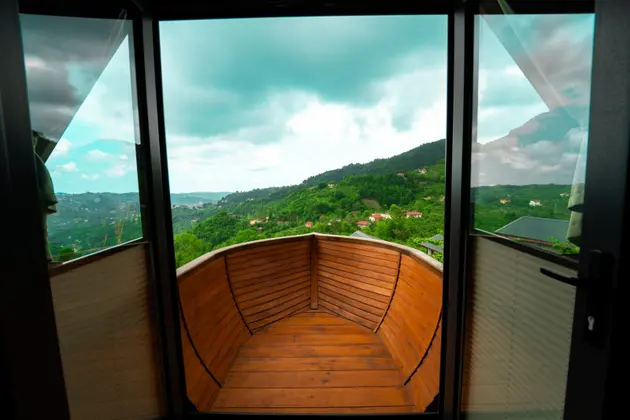 Jakuzili Taş Bungalow Oda