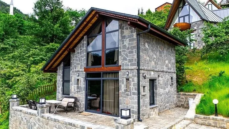 Taş Villa Şömineli & Jakuzili