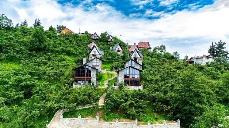 Taş Villa Şömineli & Jakuzili