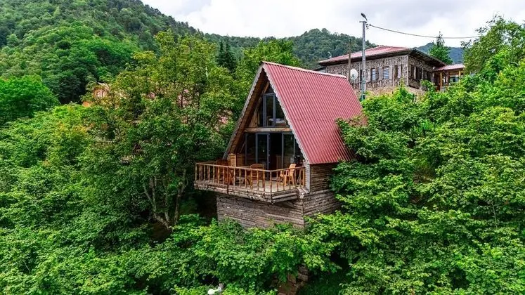 VADİ MANZARALI ŞÖMİNELİ 1+1 BUNGALOV 60m2