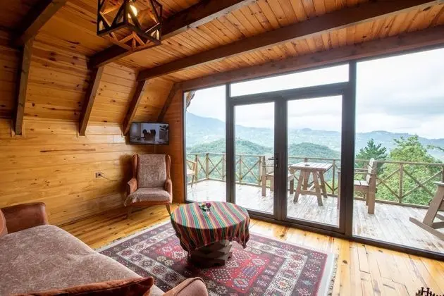 VADİ MANZARALI ŞÖMİNELİ 1+1 BUNGALOV 60m2