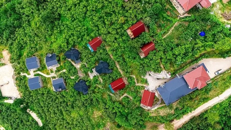 VADİ MANZARALI ŞÖMİNELİ 1+1 BUNGALOV 60m2