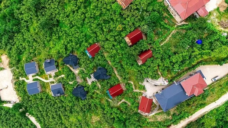 VADİ MANZARALI ŞÖMİNELİ 1+1 BUNGALOV 60m2