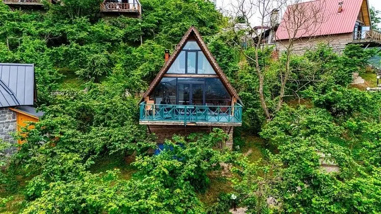 VADİ MANZARALI ŞÖMİNELİ 1+1 BUNGALOV 60m2