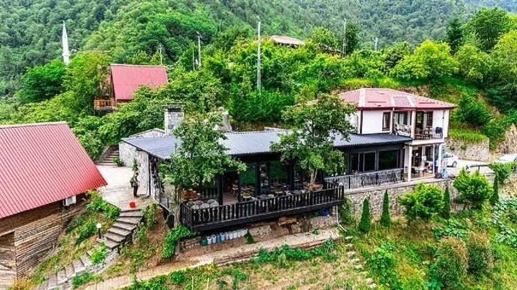 VADİ MANZARALI ŞÖMİNELİ 1+1 BUNGALOV 60m2