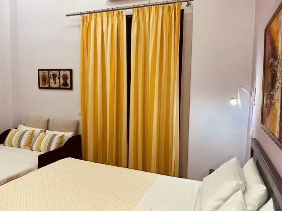 Economy Üç Kişilik Oda, 1 Çift Kişilik Yatak ve Çekyat, Balkon, Zemin Kat