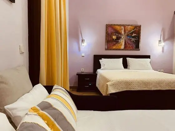 Economy Üç Kişilik Oda, 1 Çift Kişilik Yatak ve Çekyat, Balkon, Zemin Kat