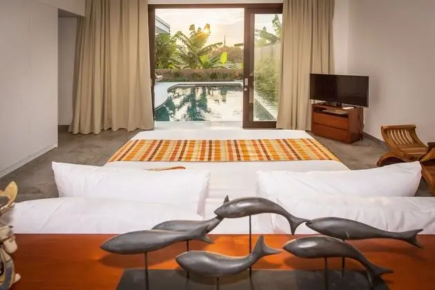 Deluxe Villa, 2 Yatak Odası, Kişiye Özel Havuzlu, Havuz Manzaralı