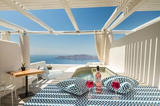 Honeymoon Süit, Sıcak Su Küveti, Deniz Manzaralı