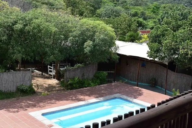 Deluxe Bungalov, 1 En Büyük (King) Boy Yatak, Balkon, Havuz Manzaralı