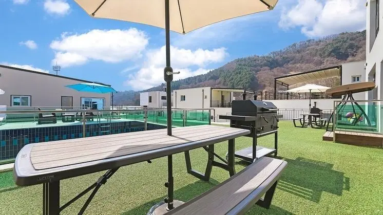 Basic Oda, 2 Yatak Odası (dokchae Bdong (Hot water poolvilla))