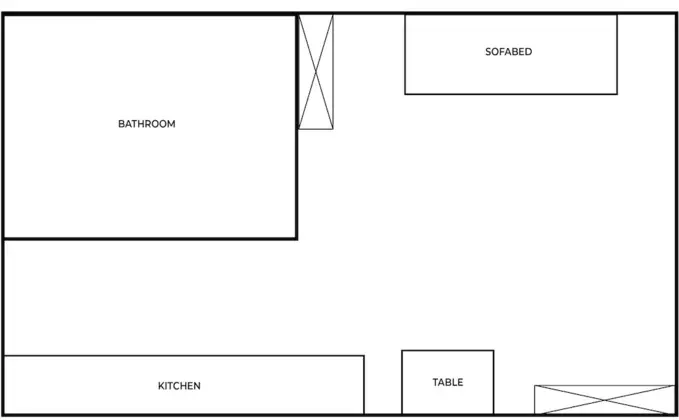 Comfort Apart Daire, Bahçe Manzaralı