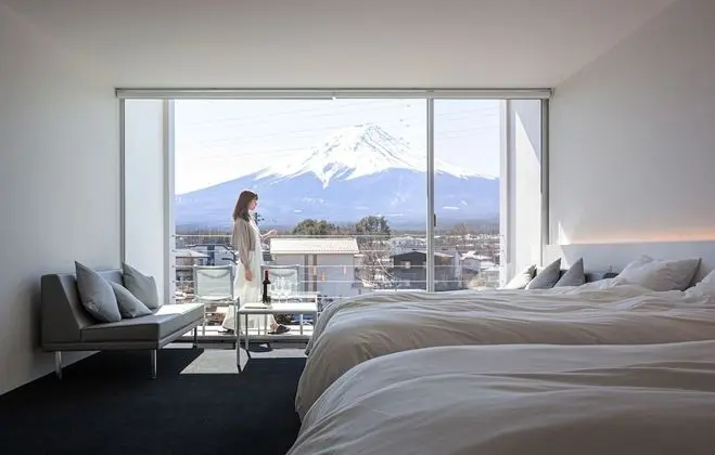 Deluxe İki Ayrı Yataklı Oda, Dağ Manzaralı (Mount Fuji)