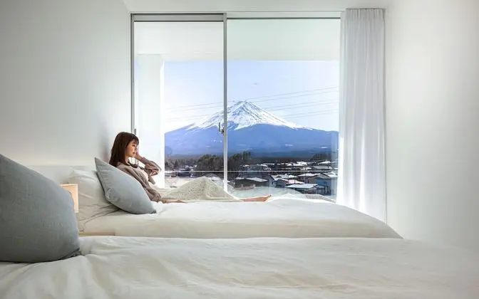 Superior İki Ayrı Yataklı Oda, Dağ Manzaralı (Mount Fuji)