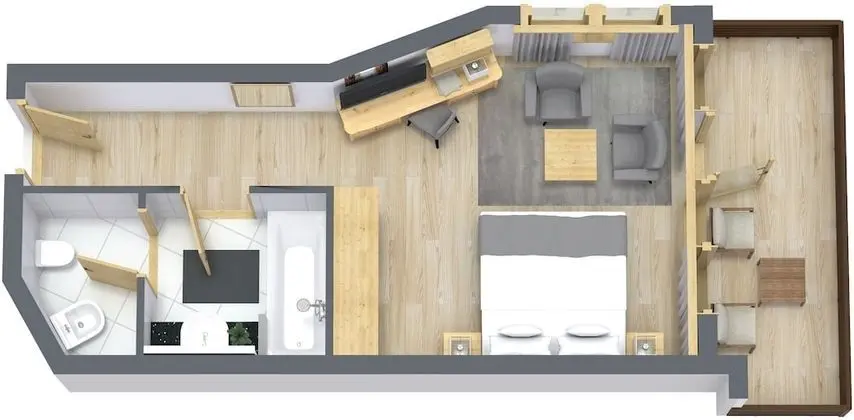 Comfort Tek Büyük Yataklı Oda