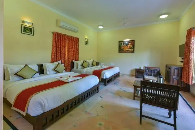 Family Dört Kişilik Oda, 1 Yatak Odası, Resort Manzaralı, Bahçeli