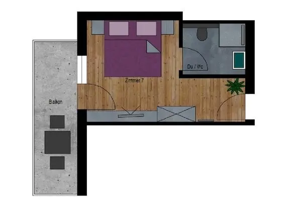 Comfort Tek Büyük Yataklı Oda