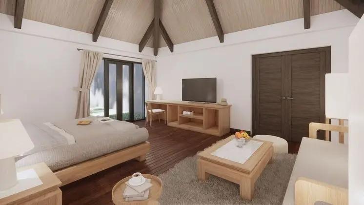 Villa, 1 En Büyük (King) Boy Yatak, Kişiye Özel Havuzlu (Wellbeing Seafront)