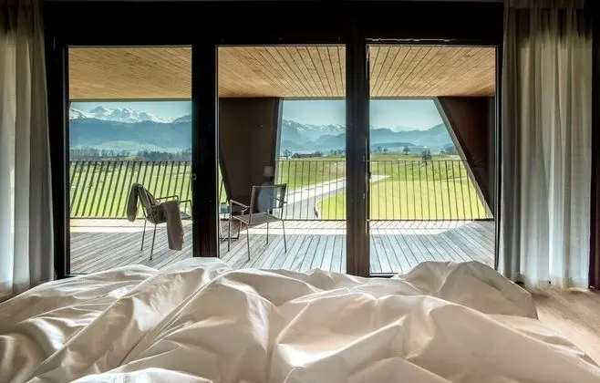 Deluxe Tek Büyük Yataklı Oda, Balkon, Dağ Manzaralı