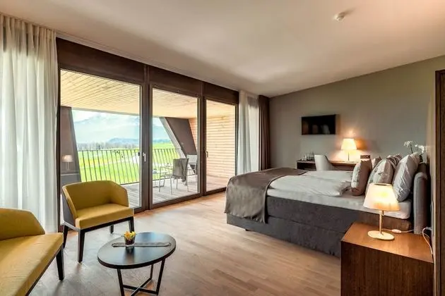 Deluxe Tek Büyük Yataklı Oda, Balkon, Dağ Manzaralı